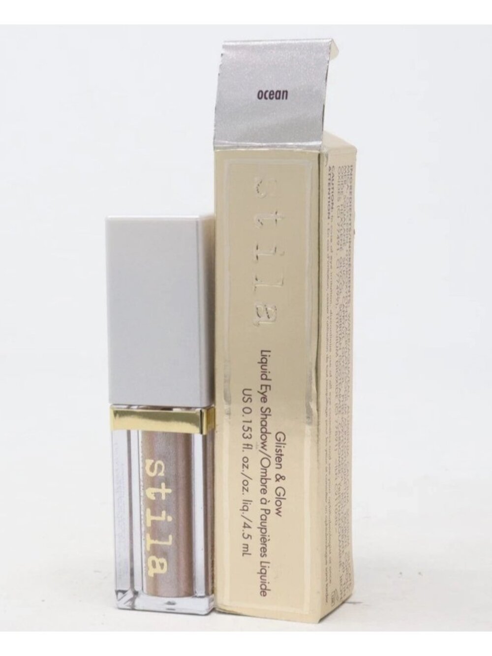 Stila Cosmetics Glisten & Glow Liquid Eye Shadow Ocean 0.153oz - New